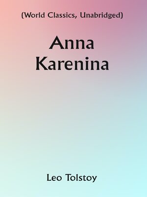 cover image of Anna Karenina
